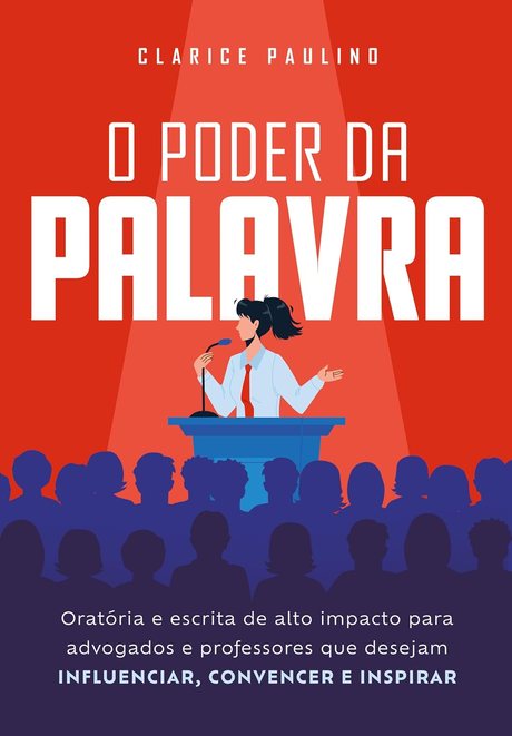 Capa do livro O Poder da Palavra, de Clarice Paulino